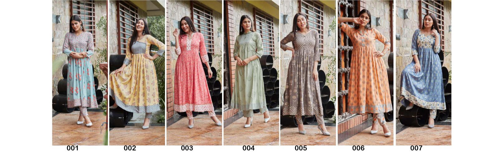 Cora Exclusive Fancy Party Wear Rayon Printed Kurti With Bottom Collection